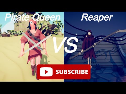 Totally Accurate Battle Simulator, 1 v 1 Battles, Reaper Vs Pirate Queen