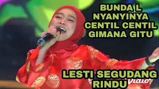 Download lagu Lesti - segudang rindu | bunda L nyanyinya centil centil gimana gitu pada heboh satu studio mp3