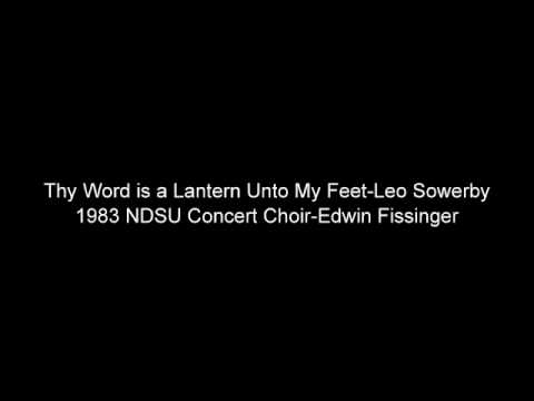 Thy Word is a Lantern Unto My Feet-Leo Sowerby