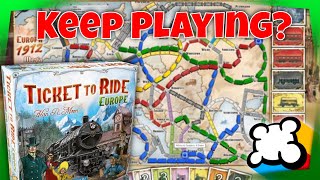 Ticket to Ride Europe 1912 - What do You do After a Quitter?
