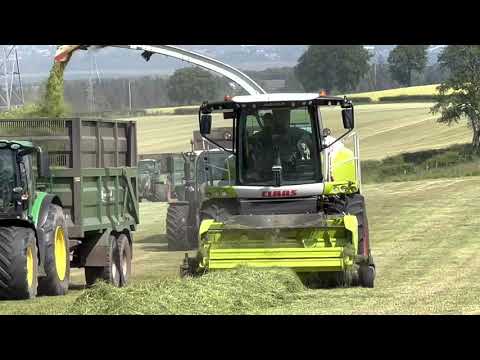 New Claas 980 Jaguar v12 at silage