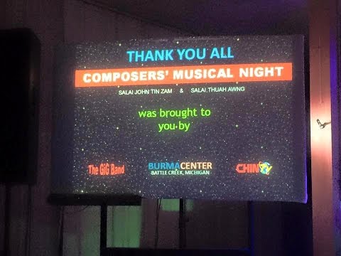 Composers' Musical Night - Salai ThuahAwng - "Gitan Zali" - LIVE