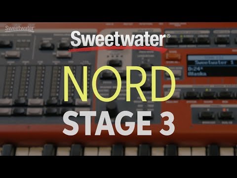 Nord Stage 3 88 Stage Keyboard Demo by Sweetwater