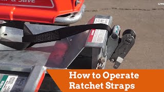 How to Operate Ratchet Straps on a U-Haul Tow Dolly or Auto Transport