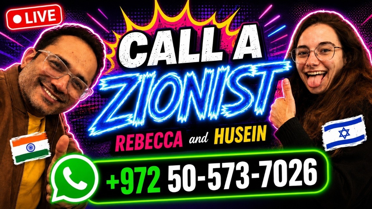 Call A Zionist...!  #Rebecca #Arifhussain 📱