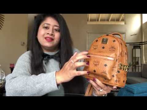 MCM Side Stud Extra Mini/Baby|Bebe Boo Stark Backpack|Reveal|First impressions|What fits inside