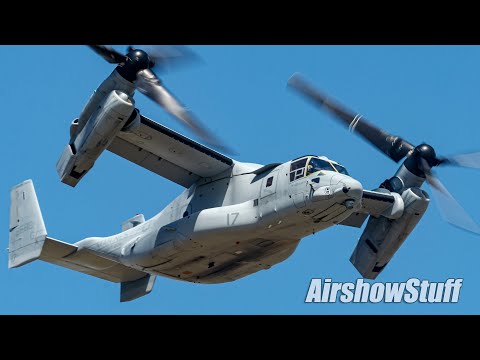 USMC MV-22 Osprey Demo - EAA AirVenture Oshkosh 2022