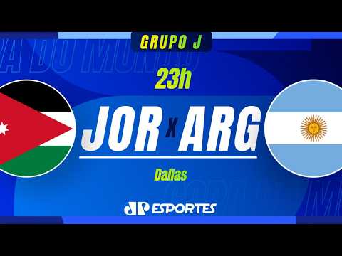 Jordânia x Argentina – AO VIVO – 27/06/2026 – Copa do Mundo