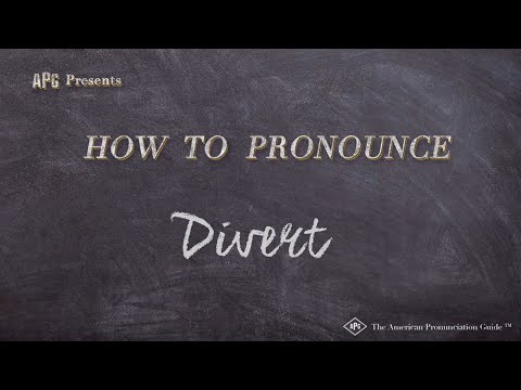 How to Pronounce Divert (Real Life Examples!)