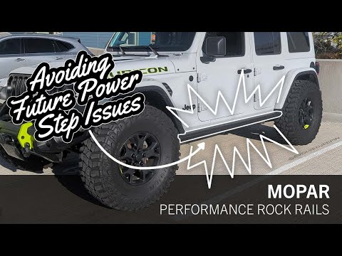 UPGRADING TO MOPAR ROCK RAILS - Why I Removed My RockSlider Engineering Power Steps