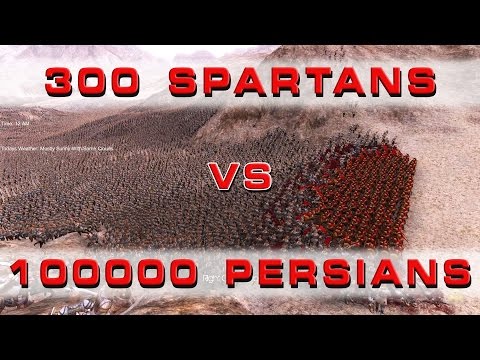 300 Spartans vs 100000 Persians - Ultimate Epic Battle Simulator