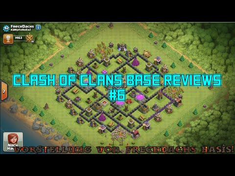Clash of Clans Base Reviews #6 - Bewertung von FrechDachs! Deutschᴴᴰ/German - [FullHD]  [60 FPS]