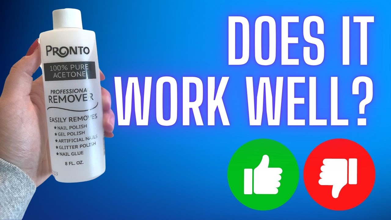 Review: Pronto 100% Acetone Gel Nail Polish Remover