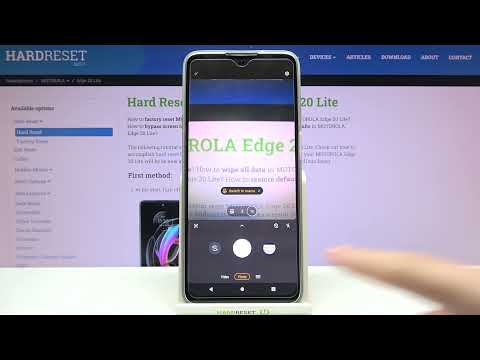 How to Manage Camera Watermark on Motorola Edge 20 Lite – Add Custom Watermark