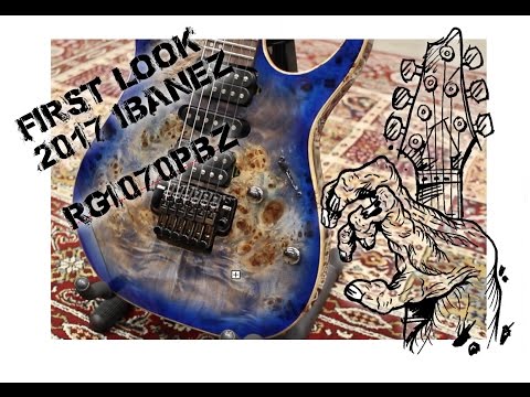 First look Ibanez RG1070pbz NAMM 2017