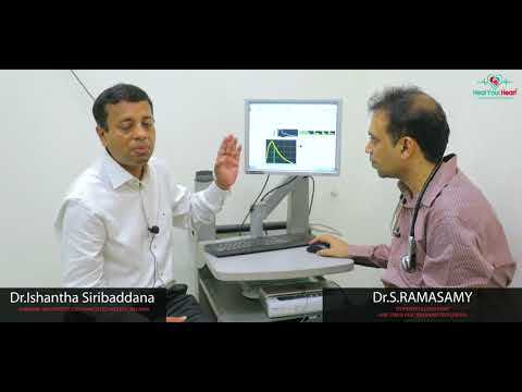 Central Blood Pressure (Sphygmocor) explained in sinhalese