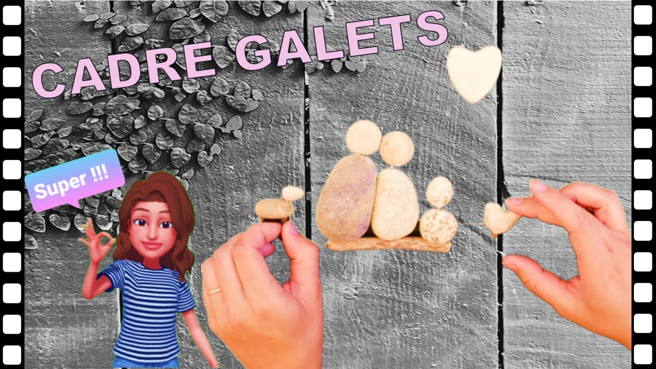 RÉALISATION D'UN CADRE AVEC DES GALETS
