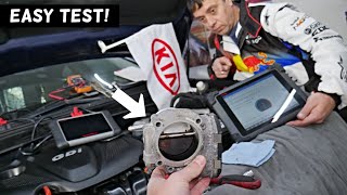 KIA TEST THROTTLE BODY, TEST THROTTLE POSITION SENSOR KIA SORENTO SOUL FORTE SPORTAGE RIO OPETIMA