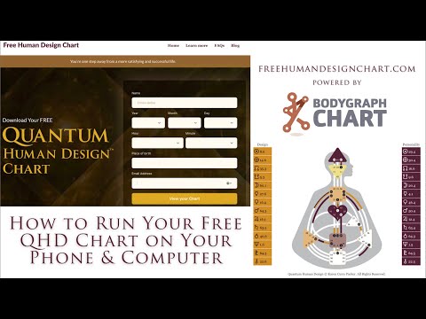 How to Run Your Free Quantum Human Design Chart on Your Phone & Computer - Karen Curry Parker