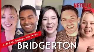 The Bridgerton Cast Reveal Behind The Scenes Gossip | Netflix video