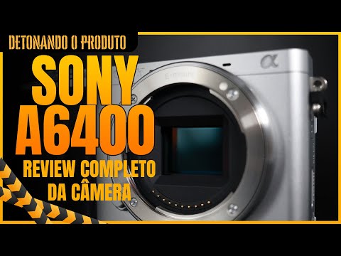 Câmera Sony Alpha a6400 Mirrorless 24.2MP com Lente 16-50mm f/3.5