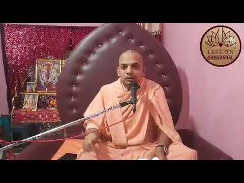 ISKCON DHENKANAL. Morning SB class By Mohan Krishna prabhuji