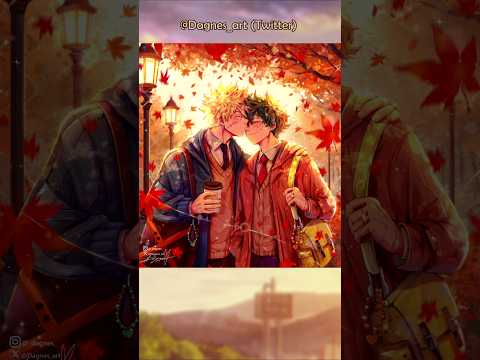 BakuDeku Art | Autumn [17/24] #bkdkautumn #bakudekufanart