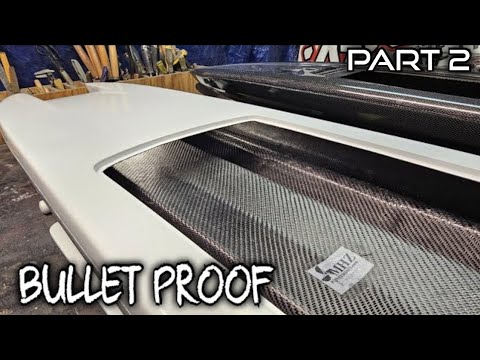 Hull Reinforcement Sponson Tips, Tunnel & Transom Carbon Fiber Inlay MHZ 57" Bulgarian Cat Build