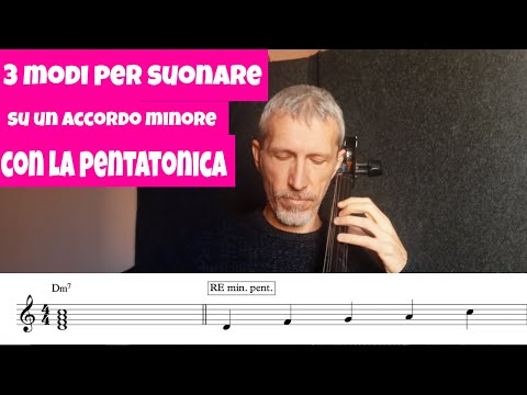 PENTATONICHE per PRINCIPIANTI 2 | 3 modi per usarle su un accordo minore (FACILE)