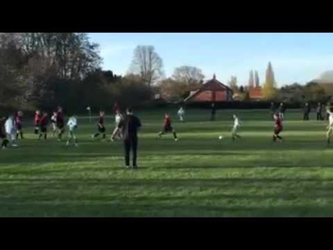 North Ferriby equalise from a corner and well taken finish...