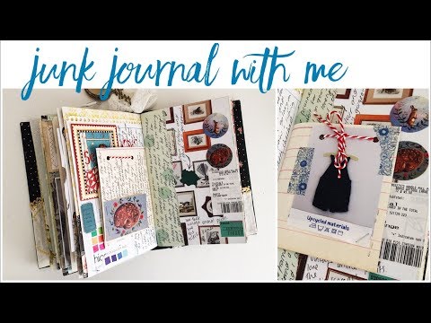 junk journal with me  process video ideas tips