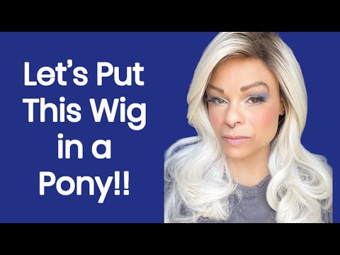 Tips To Putting a Wig in a Ponytail ft. Whiteout by Hairdo