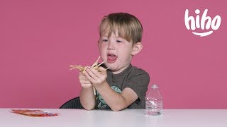 American Kids Try Snacks From Thailand! | Kids Try | HiHo Kids