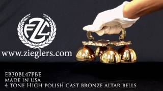 4 Tone Altar - Sanctus Bells | High Polish |Made in USA | EB30BL47PBE