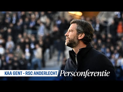 🎙️ Persconferentie na KAA Gent - Anderlecht
