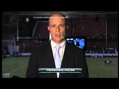 Fernando Pacini. Newell´s 1 - San Lorenzo 1. Fecha 15. Torneo Inicial 2013. Fútbol Para Todos