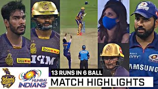 Kolkata Knight Riders vs Mumbai Indians Full Match Highlights, KKR VS MI FULL HIGHLIGHTS