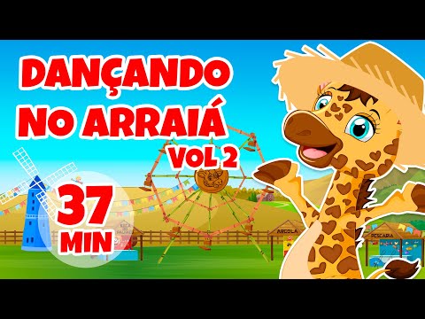 Dançando no Arraiá vol 2 - Giramille 37 min | Desenho Animado Musical
