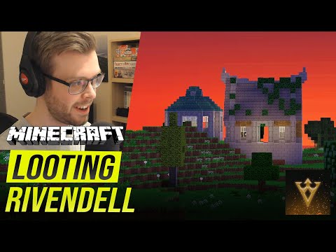 Getting GOOD LOOT from Rivendell in Minecraft: LOTR Mod - Episode 9