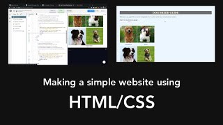 Making a basic website with HTML and CSS