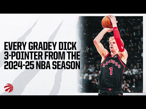 Every Gradey Dick 3-Pointer | 2024-25 NBA Season Highlights