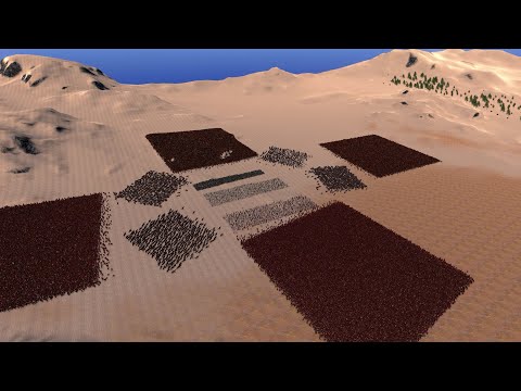 60,000 Spartans VS 3 kinds of archers|Ultimate Epic Battle Simulator