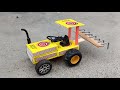 How To Make Tractor Caltiwetar With Matchbox At Home Diy Cultivator Mini Tractor Science Project