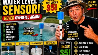 I Built a Water Level Sensor Alarm for Under $5! 💧⚡