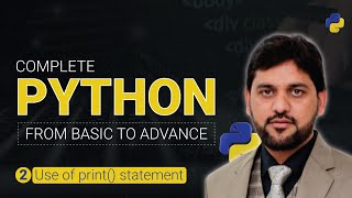 Using print() Statement in Python | Python Programming For Beginners in Urdu/हिन्दी