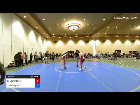 130 Lbs Rr Rnd 2 - Griff Laplante, Cobra Wrestling Academy Vs James Battulga, West Virginia D7cd