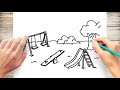 The Best 8 Garden Park Drawing For Kids Easy