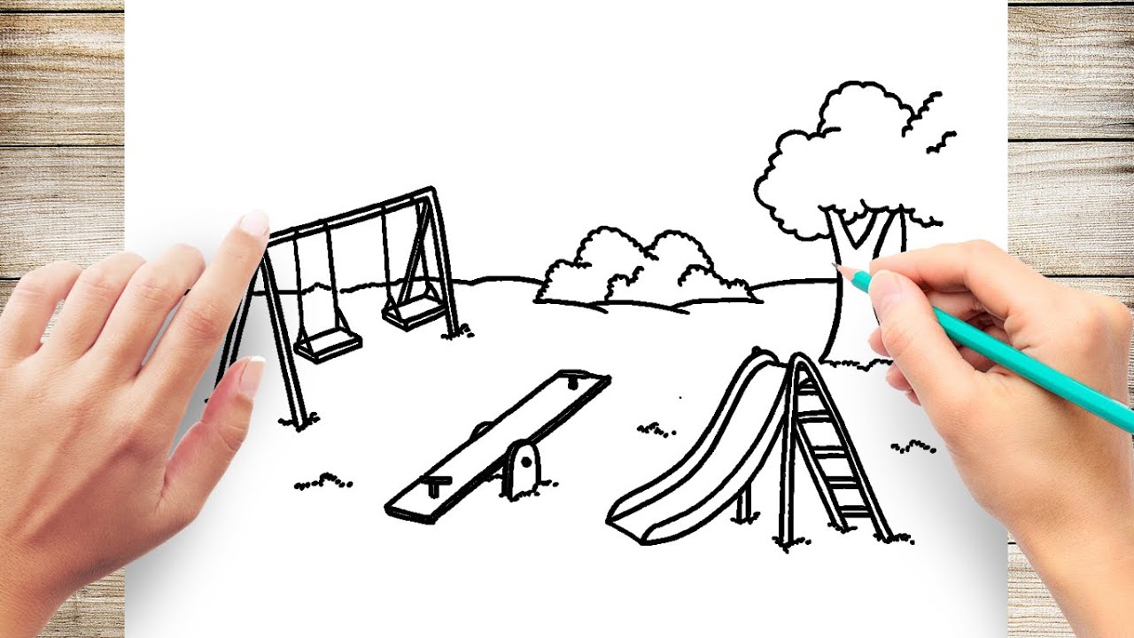 How to Draw Playground #Playground