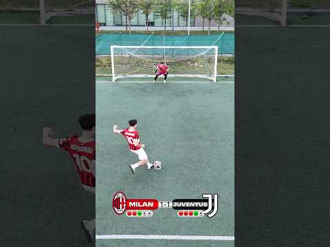 MILAN - JUVE ⚽️ Calci di rigore 🔥
