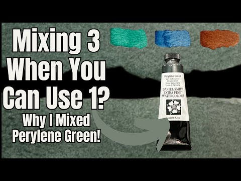 How To Mix A Natural Cool Green For Landscapes With A Limited Palette